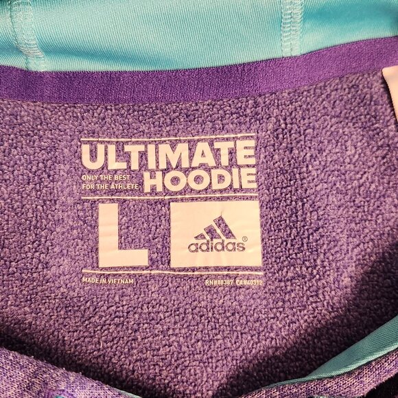 Adidas Women's Ultimate Climawarm Hoodie, Front Side Pockets, Size Large - Picture 11 of 16